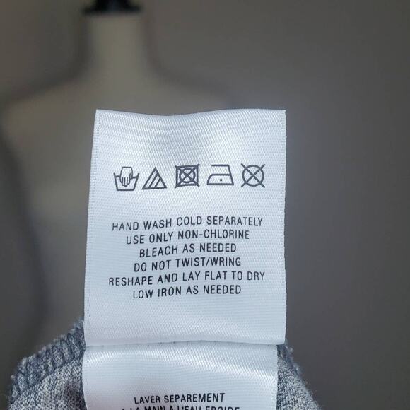 Anthropologie Gray Bow Top Small - Picture 8 of 8